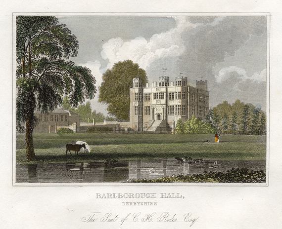Derbyshire, Rarlborough Hall, 1829