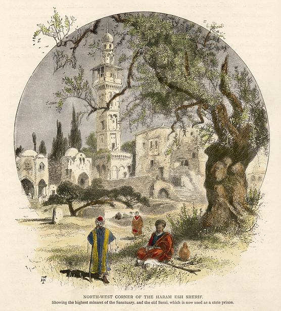 Jerusalem, Haram Esh Sherif, 1880