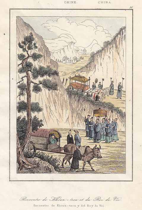 China, Khoun-tzeu meets the King of Vei, 1847