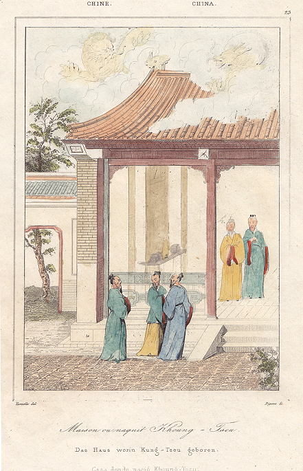 China, House where Confucius was born, 1847