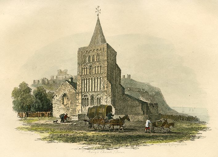 Kent, Dover, St.Mary's Church, 1849