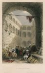 Turkey, Constantinople, a Public Khan, 1838