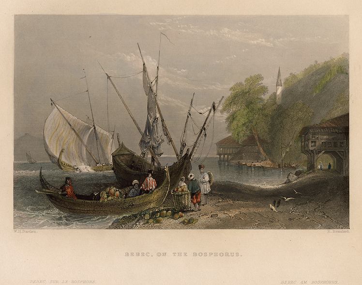 Turkey, Bebec, on the Bosphorus, 1838