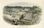 Sardinia, Cagliari, Roman Amphitheatre, 1891