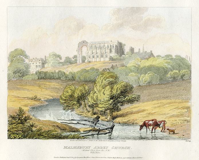 Wiltshire, Malmesbury Abbey Church, 1811
