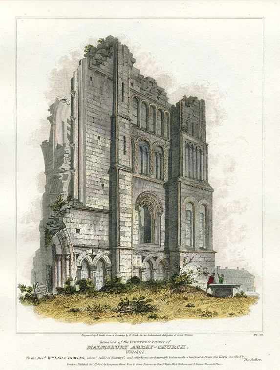 Wiltshire, Malmesbury Abbey Church, 1811