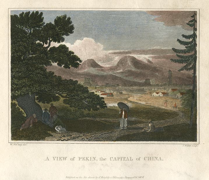 China, Peking view (Beijing), 1807