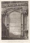 Westminster Abbey, Edward the Confessor's Chapel screen, 1810