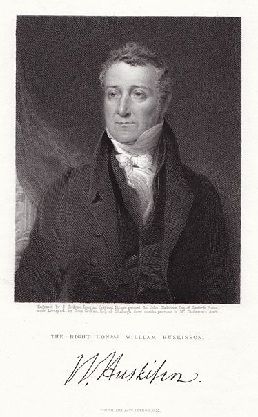 Rt. Hon. William Huskisson, 1836