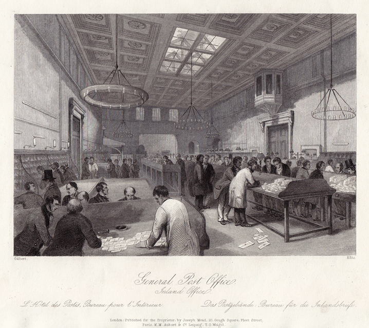 London, General Post Office (Inland Office), 1841