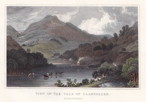 Wales, Vale of Llangollen, 1830