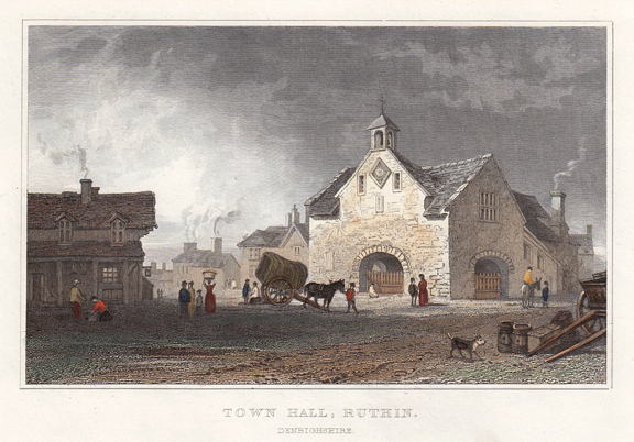 Wales, Ruthin Town Hall, 1830