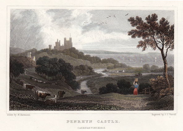 Wales, Penrhyn Castle, 1830