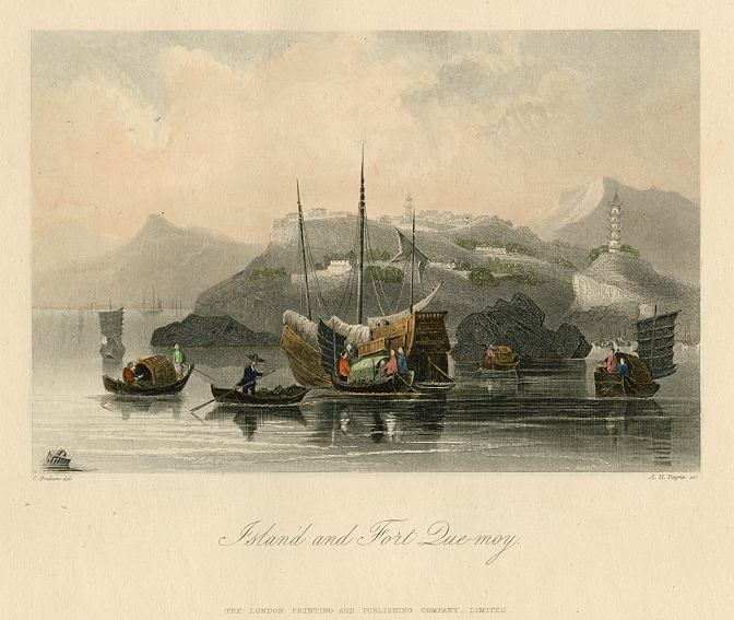 China, Island and Fort Que-moy, 1858