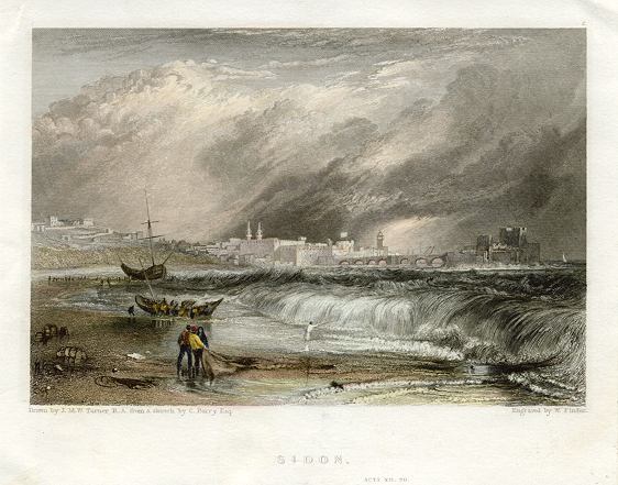 Lebanon, Sidon, 1836