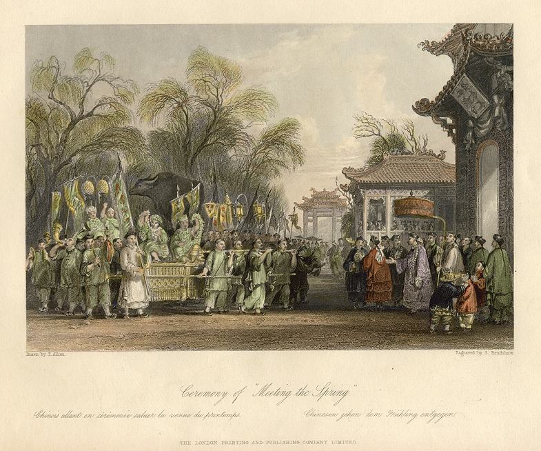 China, Ceremony of Meeting the Spring, 1858