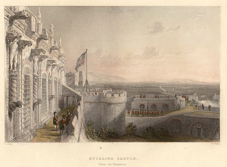 Scotland, Stirling Castle, 1840