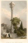 Turkey, Constantinople, Column of Lower Empire, 1845