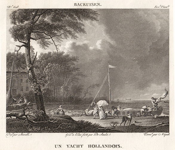 Un Yacht Hollandois, after Backuisen, 1814