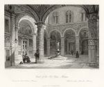 Italy, Florence, Court of the Old Palace, 1841