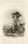 Italy, Fountain at Carnelo, 1841