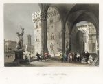 Italy, Florence, Loggia di Lanzi, 1841