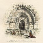 Jerusalem, entrance to the Chapel of the Tomb of the Virgin, 1875