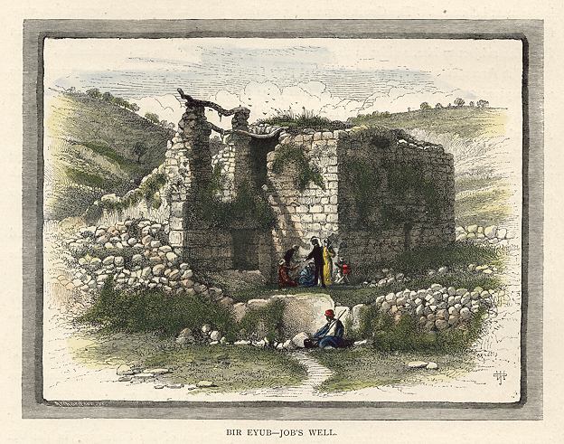 Jerusalem, Job's Well (Bir Ayyub), 1875