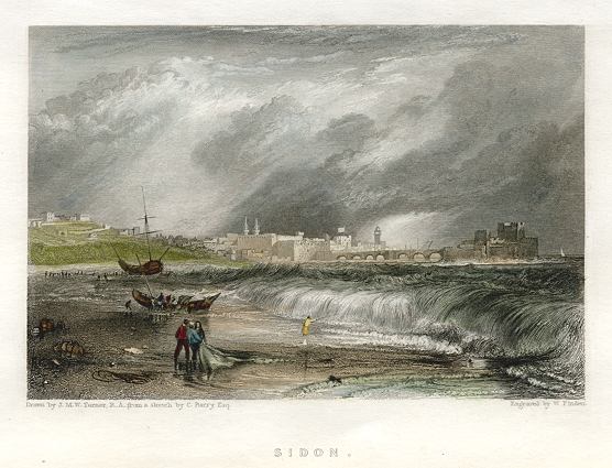 Lebanon, Sidon, 1836