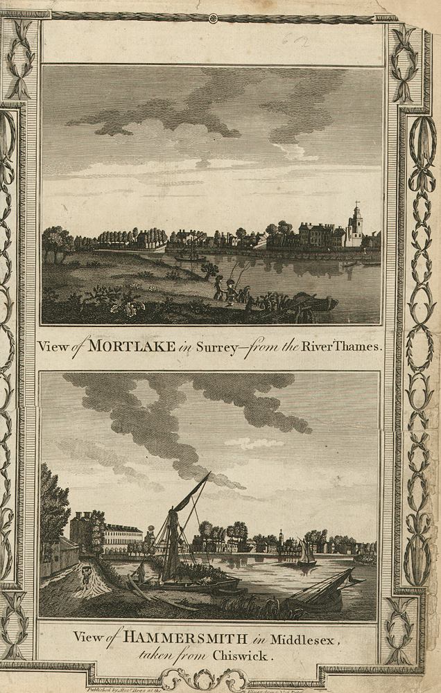 Surrey, Mortlake and Hammersmith, 1784