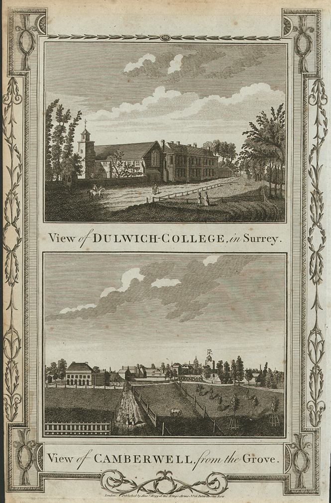 London, Dulwich College and Camberwell, 1784