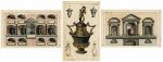 Funerary customs, Columbarium, 3 prints, 1813