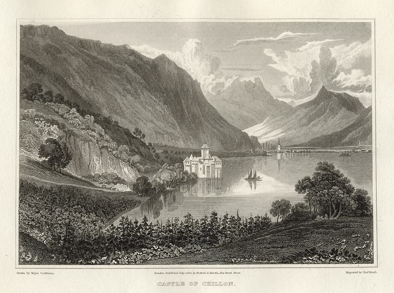 Switzerland, Chateau of Chillon, 1820