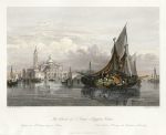 Italy, Venice, Church of St.Giorgio-Maggiore, 1841