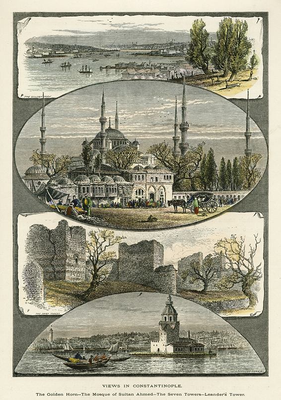 Turkey, Views in Constantinople, 1875