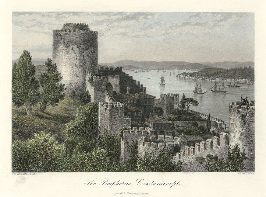 Turkey, The Bosphorus, Constantinople, 1875