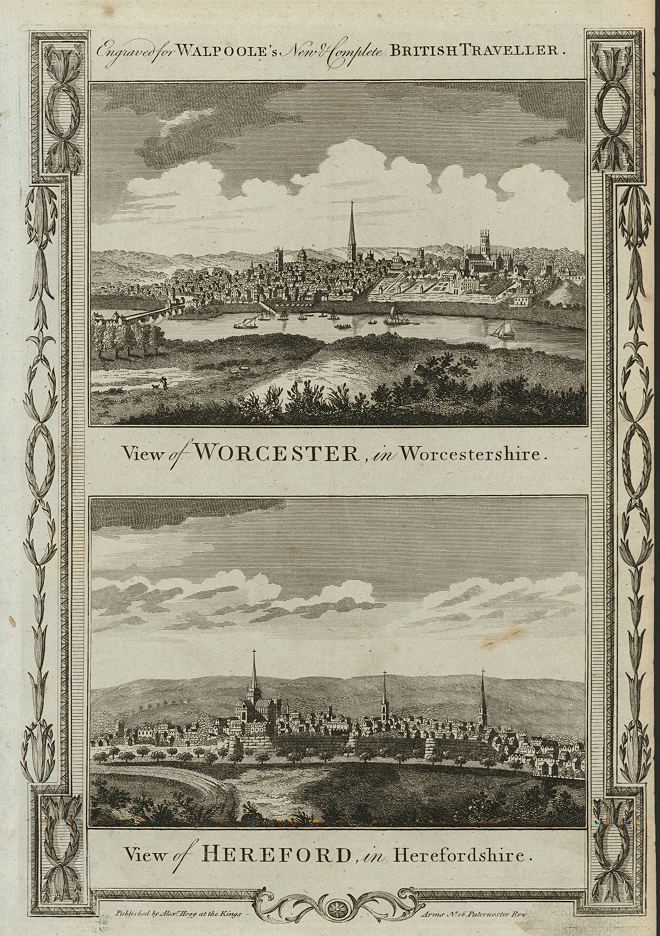 Worcester and Hereford views, 1784