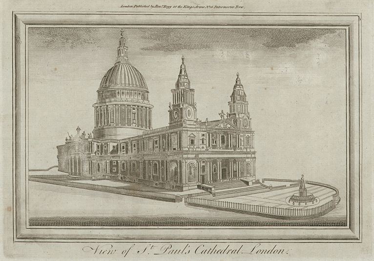 London, St.Paul's Cathedral, 1784