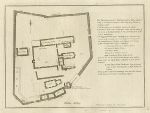 Northumberland, Hulne Abbey plan, 1786