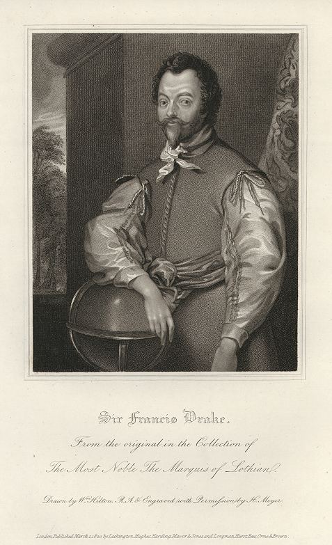 Sir Francis Drake (1540-1596), 1833