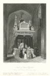 London, Westminster Abbey, Tomb of Queen Elizabeth I, 1841