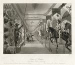 London, Tower of London, the Great Horse Armoury, 1845