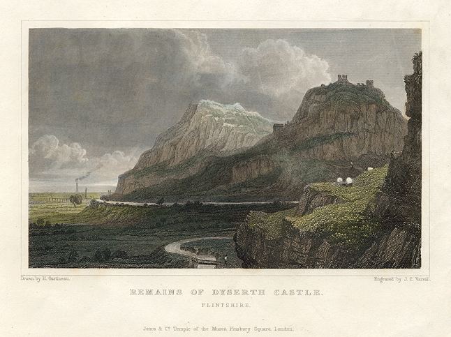 Wales, Dyserth Castle, 1830