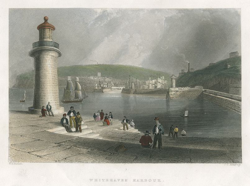 Cumberland, Whitehaven Harbour, 1842