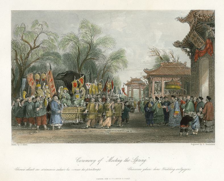 China, Ceremony of Meeting the Spring, 1843