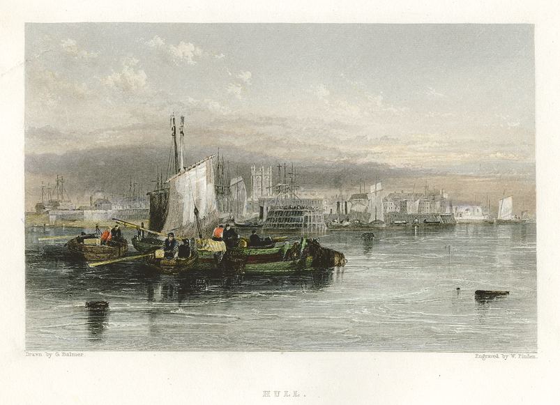 Yorkshire, Hull view, 1842