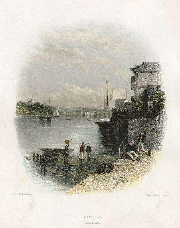 Isle of Wight, Cowes, 1842