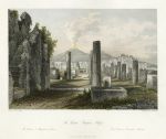 Italy, Pompeii, the Forum, 1841