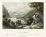 Italy, Lake Lugano, Bissone, 1841