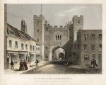 London, Clerkenwell, St.John's Gate, 1851